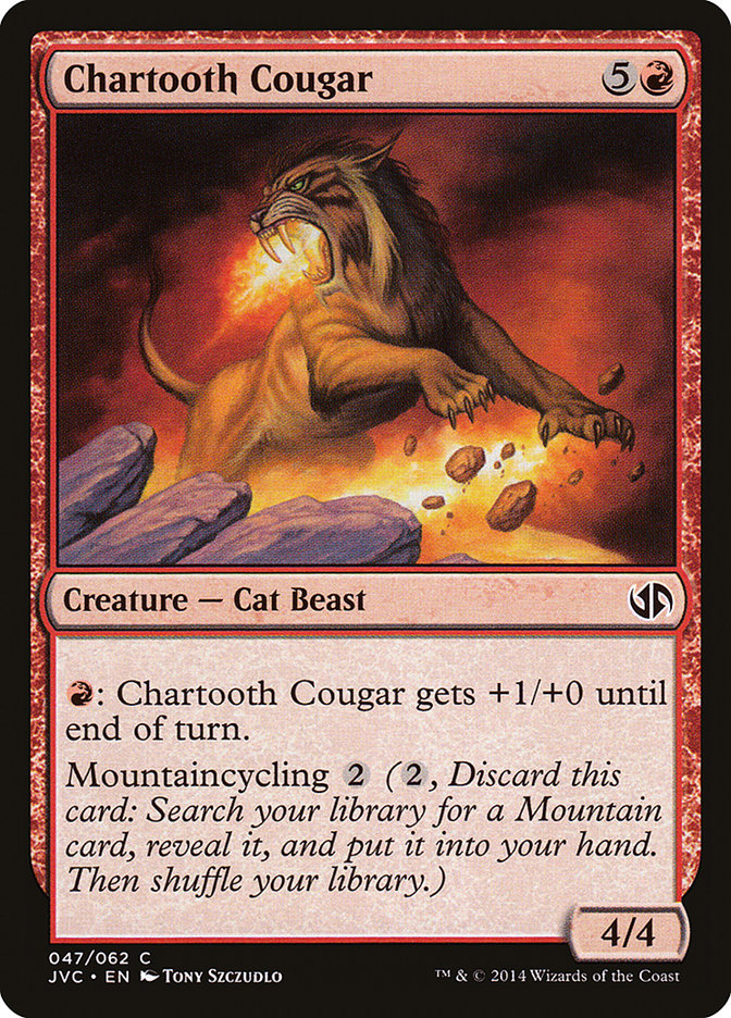 Chartooth Cougar [Duel Decks Anthology] | Gamers Paradise