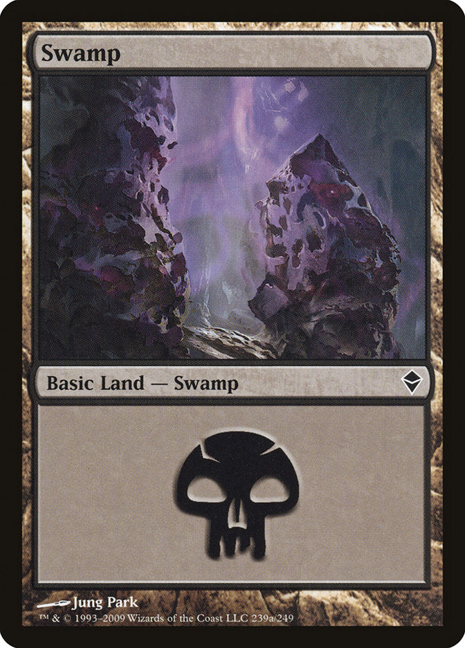 Swamp (239a) [Zendikar] | Gamers Paradise
