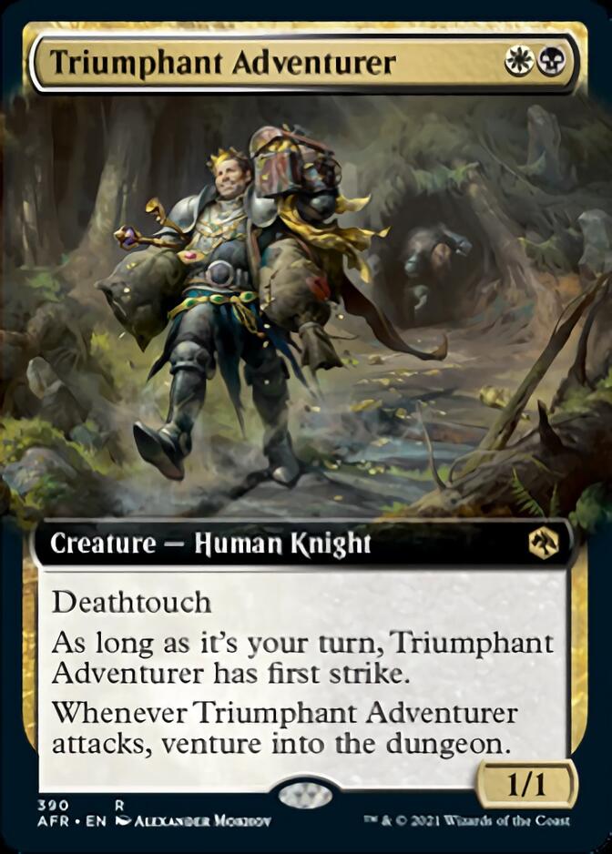 Triumphant Adventurer (Extended Art) [Dungeons & Dragons: Adventures in the Forgotten Realms] | Gamers Paradise