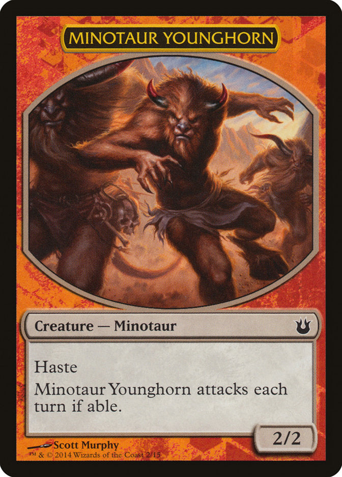 Minotaur Younghorn [Born of the Gods Battle the Horde] | Gamers Paradise