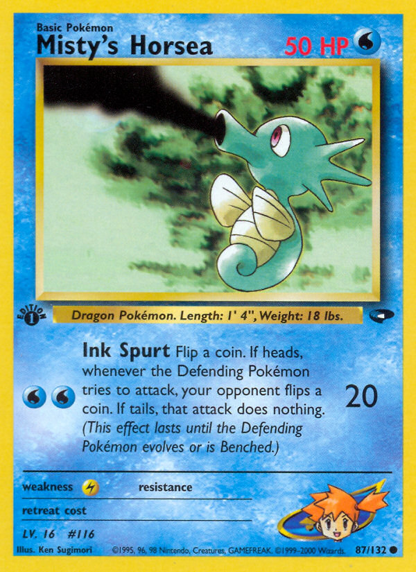 Misty's Horsea (87/132) [Gym Challenge 1st Edition] | Gamers Paradise