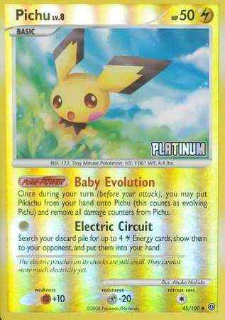 Pichu (45/100) [Burger King Promos: 2009 Collection] | Gamers Paradise