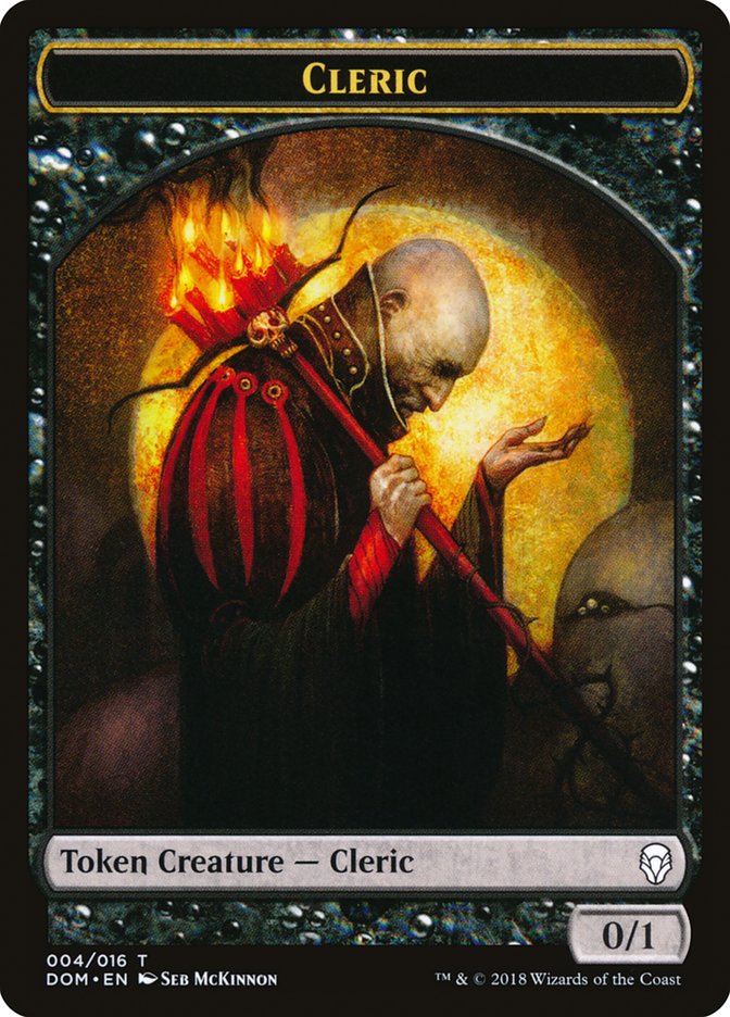 Cleric Token [Dominaria Tokens] | Gamers Paradise