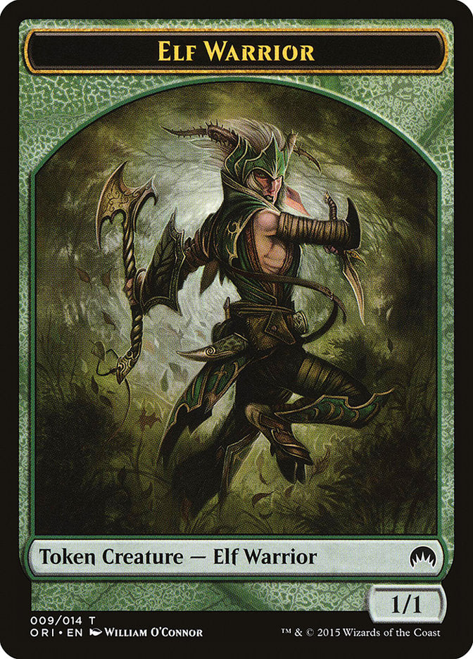 Elf Warrior Token [Magic Origins Tokens] | Gamers Paradise