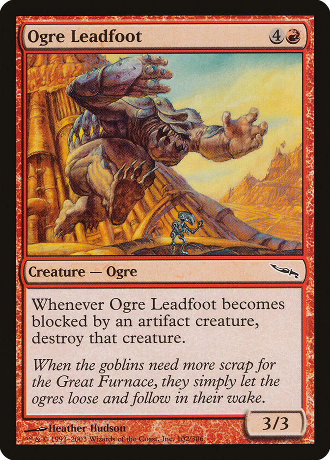 Ogre Leadfoot [Mirrodin] | Gamers Paradise