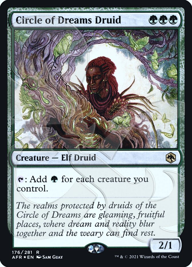 Circle of Dreams Druid (Ampersand Promo) [Dungeons & Dragons: Adventures in the Forgotten Realms Promos] | Gamers Paradise