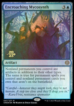 Encroaching Mycosynth [Phyrexia: All Will Be One Prerelease Promos] | Gamers Paradise