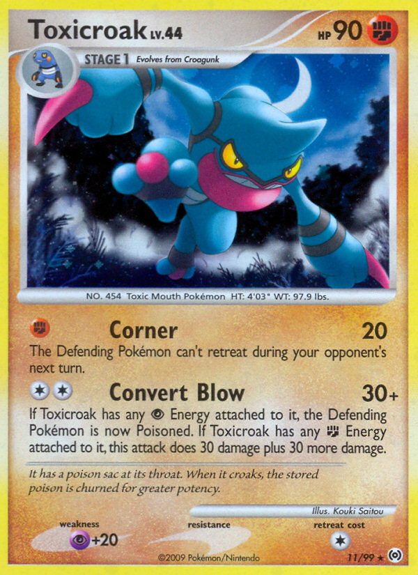 Toxicroak (11/99) [Platinum: Arceus] | Gamers Paradise