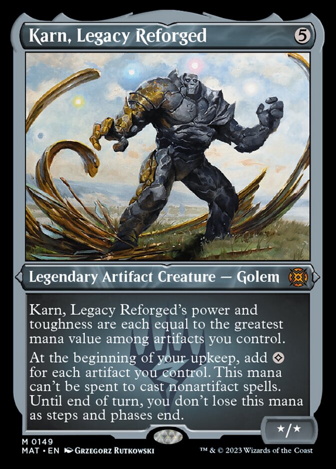 Karn, Legacy Reforged (Foil Etched) [March of the Machine: The Aftermath] | Gamers Paradise