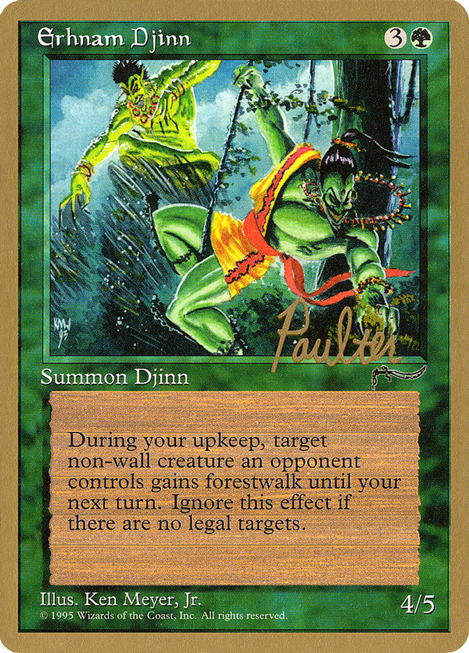 Erhnam Djinn (Preston Poulter) [Pro Tour Collector Set] | Gamers Paradise