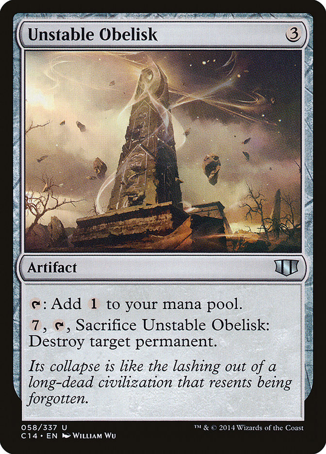 Unstable Obelisk [Commander 2014] | Gamers Paradise