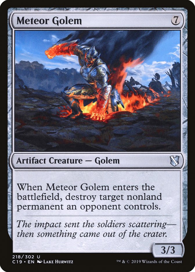 Meteor Golem [Commander 2019] | Gamers Paradise