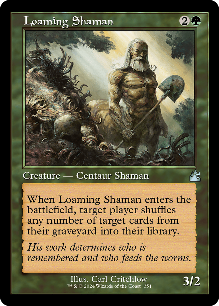 Loaming Shaman (Retro Frame) [Ravnica Remastered] | Gamers Paradise