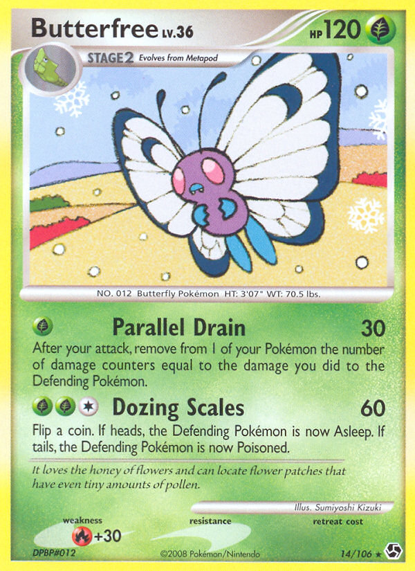 Butterfree (14/106) [Diamond & Pearl: Great Encounters] | Gamers Paradise