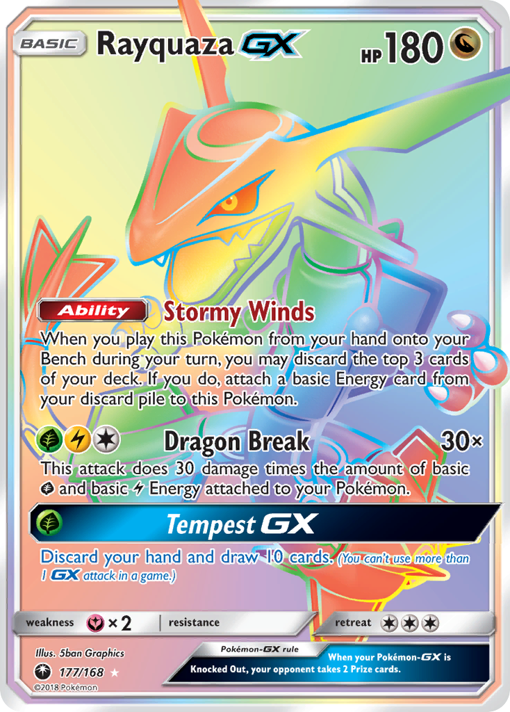 Rayquaza GX (177/168) [Sun & Moon: Celestial Storm] | Gamers Paradise