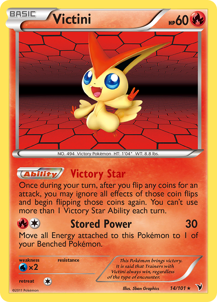 Victini (14/101) [Black & White: Noble Victories] | Gamers Paradise