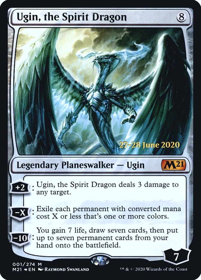 Ugin, the Spirit Dragon [Core Set 2021 Prerelease Promos] | Gamers Paradise