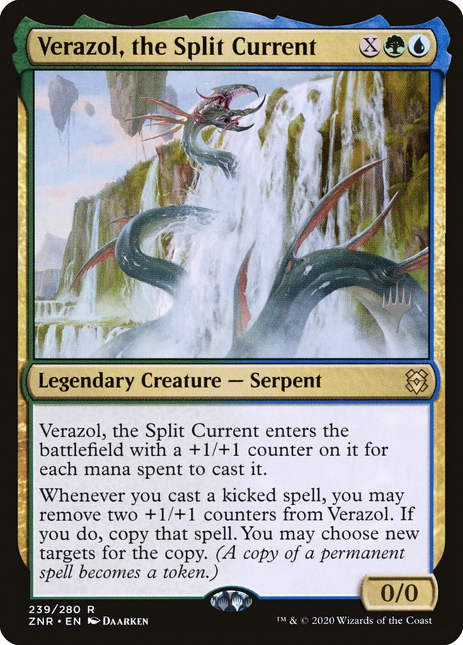 Verazol, the Split Current (Promo Pack) [Zendikar Rising Promos] | Gamers Paradise