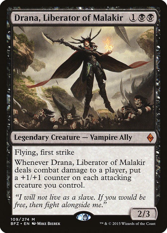 Drana, Liberator of Malakir [Battle for Zendikar] | Gamers Paradise