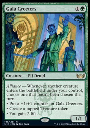 Gala Greeters (Promo Pack) [Streets of New Capenna Promos] | Gamers Paradise