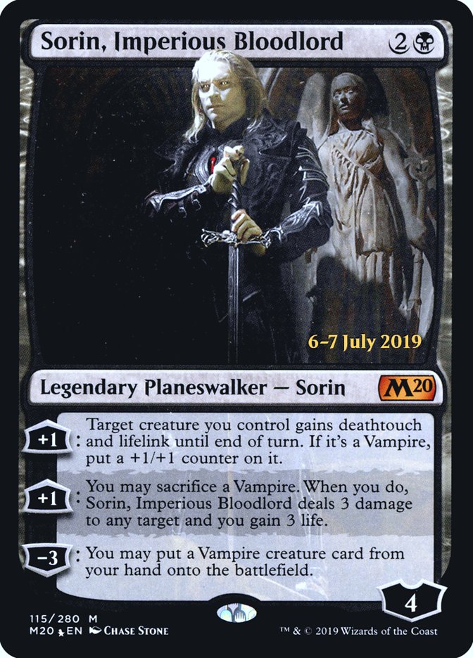 Sorin, Imperious Bloodlord [Core Set 2020 Prerelease Promos] | Gamers Paradise
