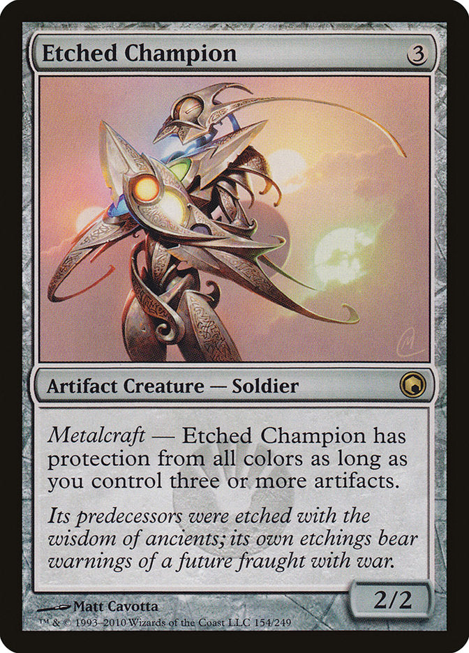 Etched Champion [Scars of Mirrodin] | Gamers Paradise