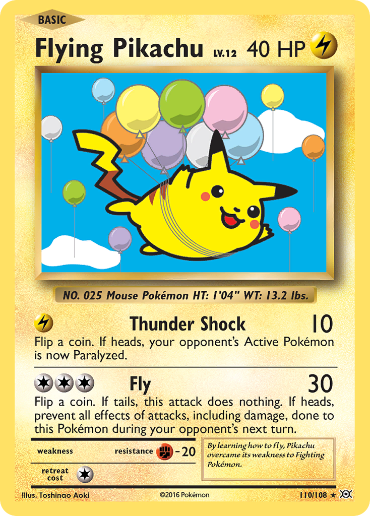 Flying Pikachu (110/108) [XY: Evolutions] | Gamers Paradise