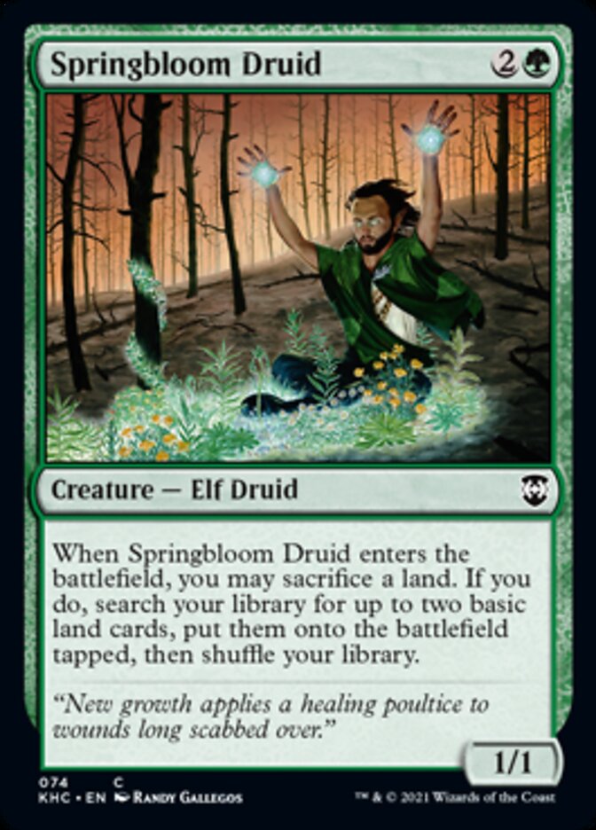 Springbloom Druid [Kaldheim Commander] | Gamers Paradise