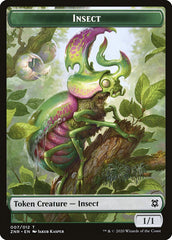 Cat // Insect Double-Sided Token [Zendikar Rising Tokens] | Gamers Paradise