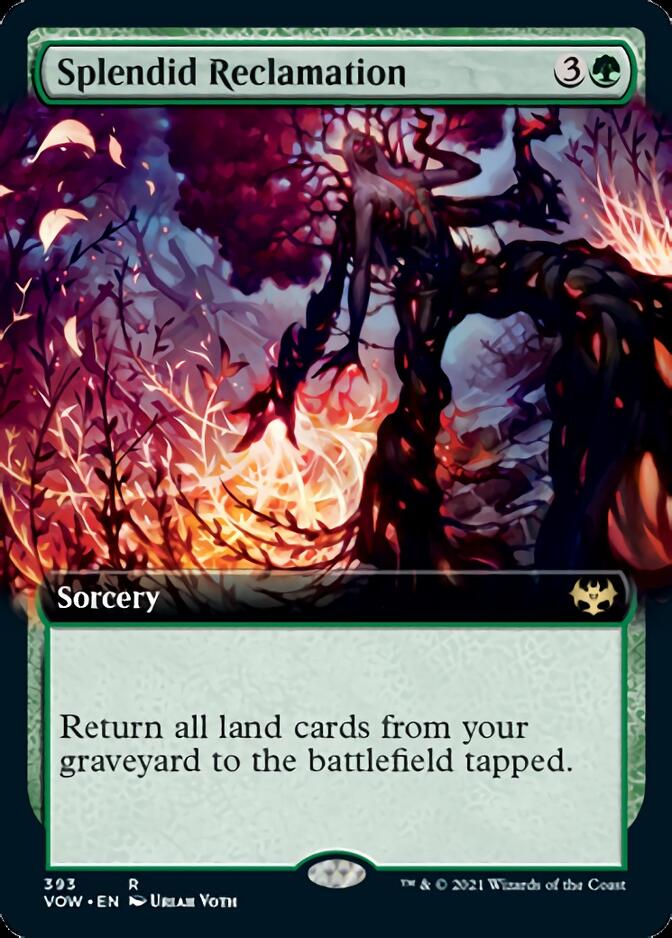 Splendid Reclamation (Extended Art) [Innistrad: Crimson Vow] | Gamers Paradise