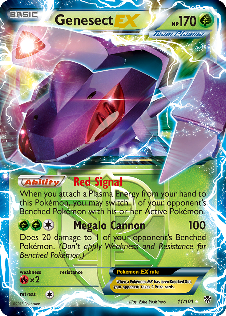 Genesect EX (11/101) [Black & White: Plasma Blast] | Gamers Paradise