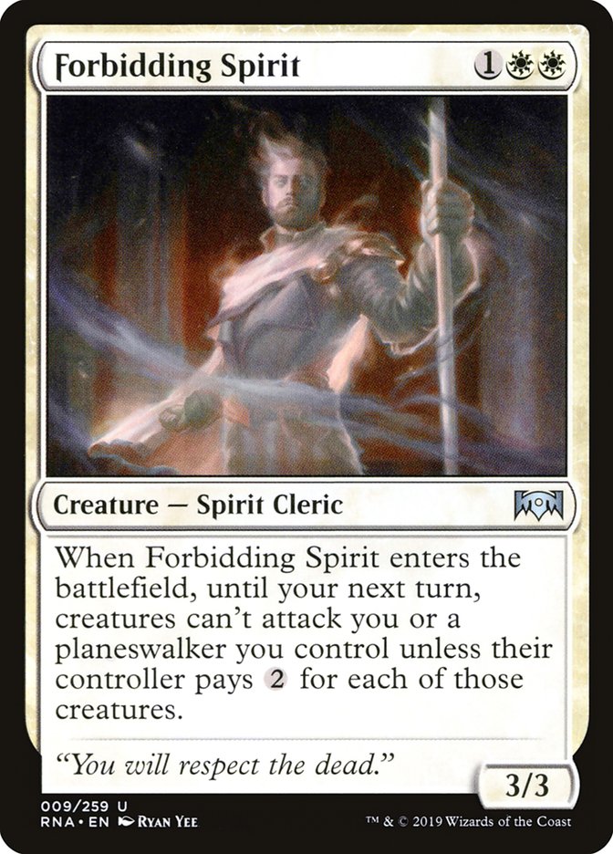 Forbidding Spirit [Ravnica Allegiance] | Gamers Paradise