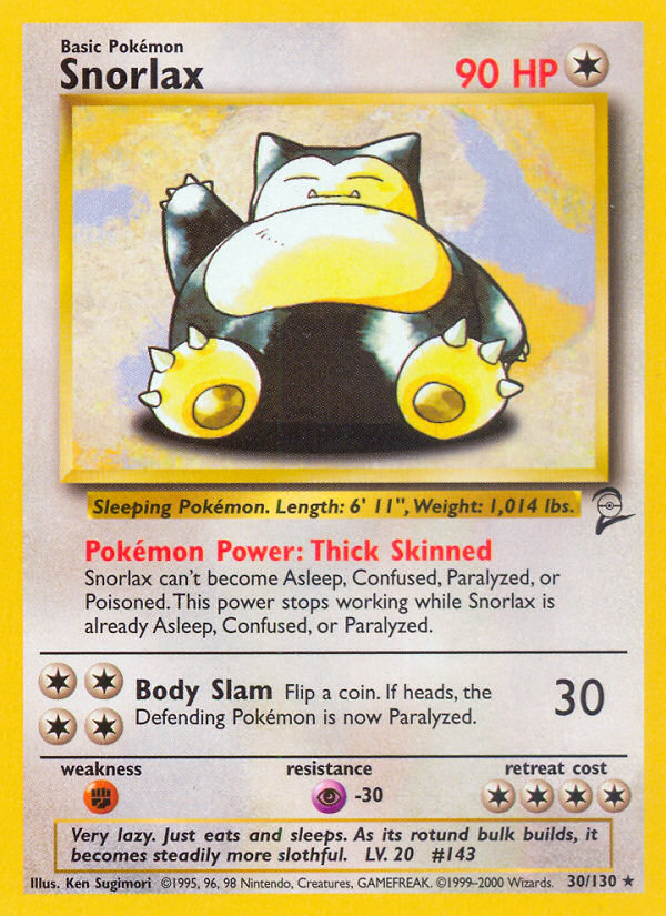 Snorlax (30/130) [Base Set 2] | Gamers Paradise