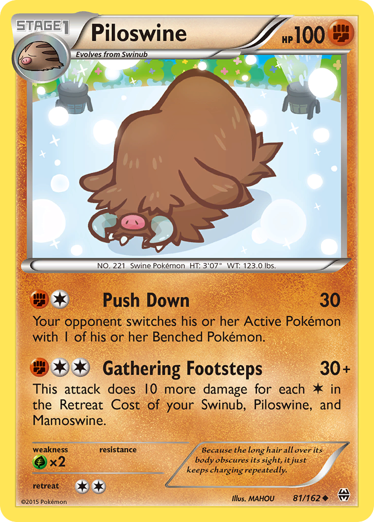 Piloswine (81/162) [XY: BREAKthrough] | Gamers Paradise