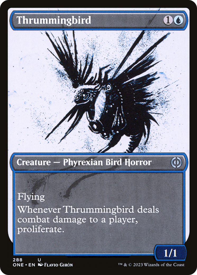 Thrummingbird (Showcase Ichor) [Phyrexia: All Will Be One] | Gamers Paradise