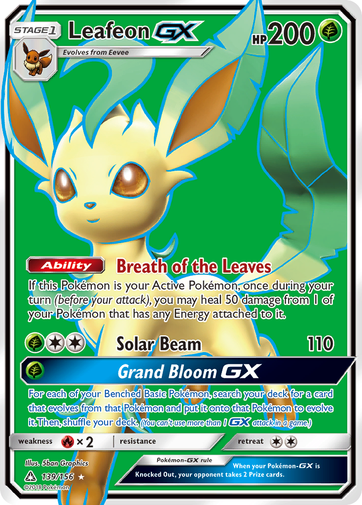 Leafeon GX (139/156) [Sun & Moon: Ultra Prism] | Gamers Paradise