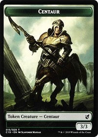 Centaur // Egg Double-Sided Token [Commander 2019 Tokens] | Gamers Paradise