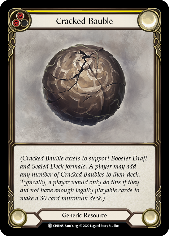 Cracked Bauble [CRU195] 1st Edition Rainbow Foil | Gamers Paradise