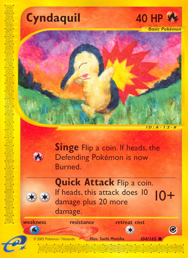 Cyndaquil (104/165) [Expedition: Base Set] | Gamers Paradise
