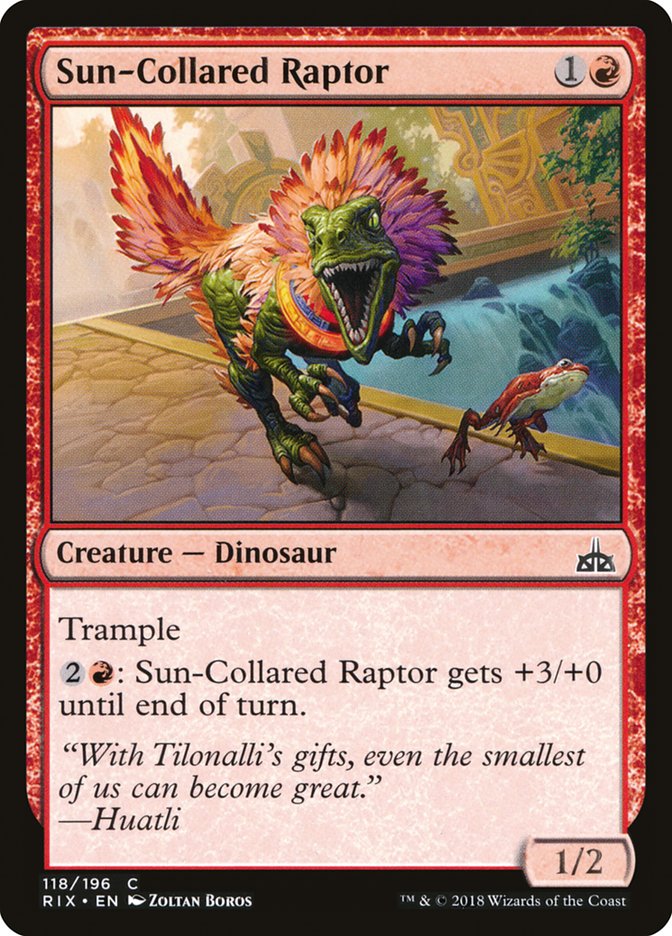 Sun-Collared Raptor [Rivals of Ixalan] | Gamers Paradise