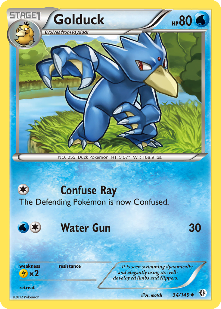 Golduck (34/149) [Black & White: Boundaries Crossed] | Gamers Paradise