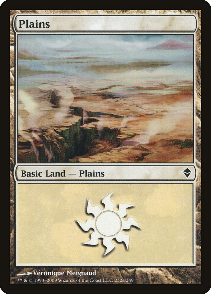 Plains (232a) [Zendikar] | Gamers Paradise