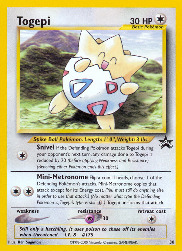 Togepi (30) [Wizards of the Coast: Black Star Promos] | Gamers Paradise