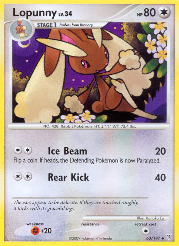 Lopunny (63/147) [Platinum: Supreme Victors] | Gamers Paradise