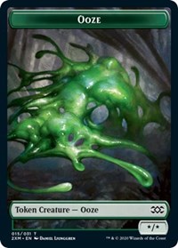 Ooze // Wurm (030) Double-Sided Token [Double Masters Tokens] | Gamers Paradise