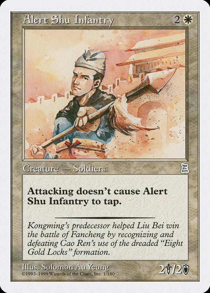 Alert Shu Infantry [Portal Three Kingdoms] | Gamers Paradise