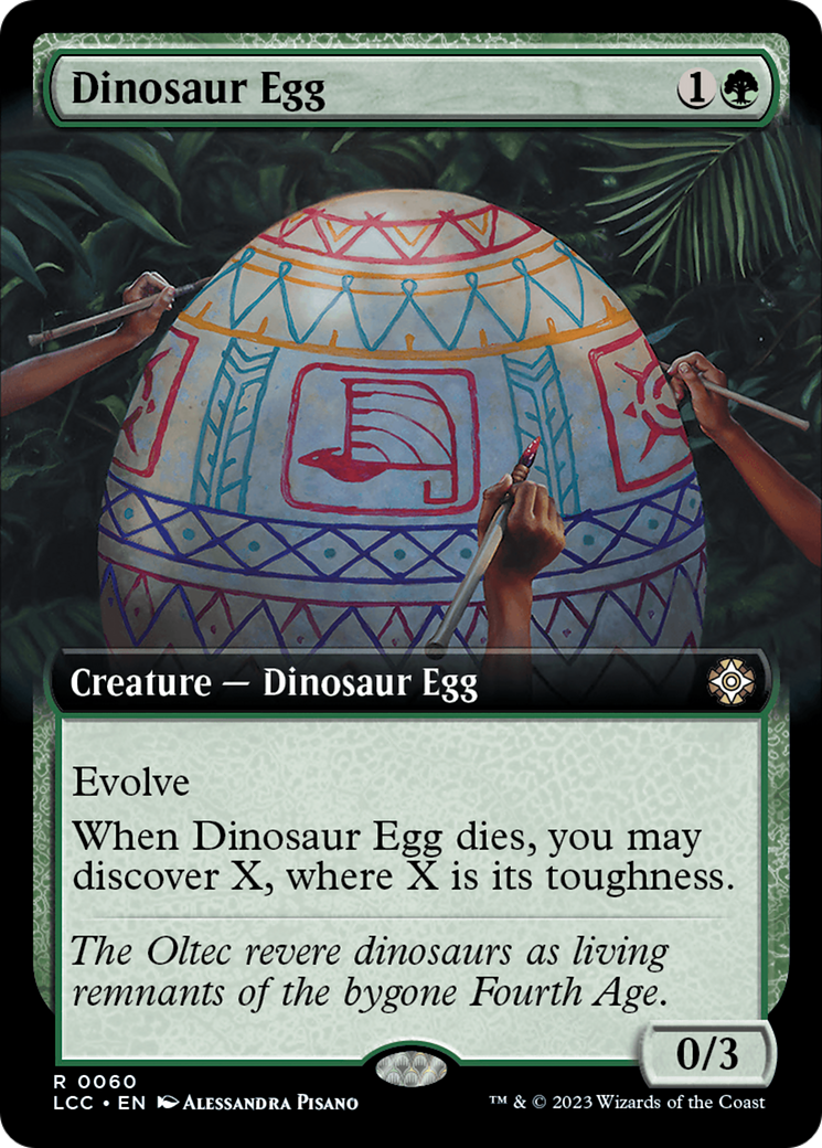 Dinosaur Egg (Extended Art) [The Lost Caverns of Ixalan Commander] | Gamers Paradise