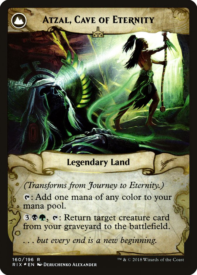 Journey to Eternity // Atzal, Cave of Eternity [Rivals of Ixalan Prerelease Promos] | Gamers Paradise