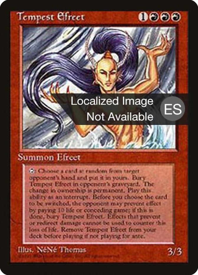 Tempest Efreet [Fourth Edition (Foreign Black Border)] | Gamers Paradise