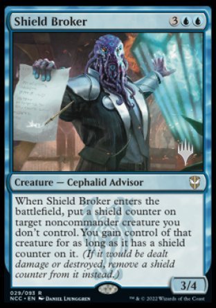 Shield Broker (Promo Pack) [Streets of New Capenna Commander Promos] | Gamers Paradise
